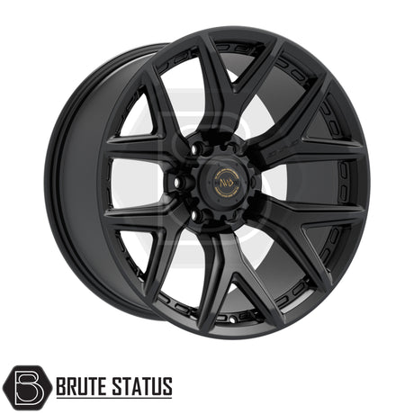 Hawke AWD wheels in matte black for pickup truck with 6x139.7 pcd fitment