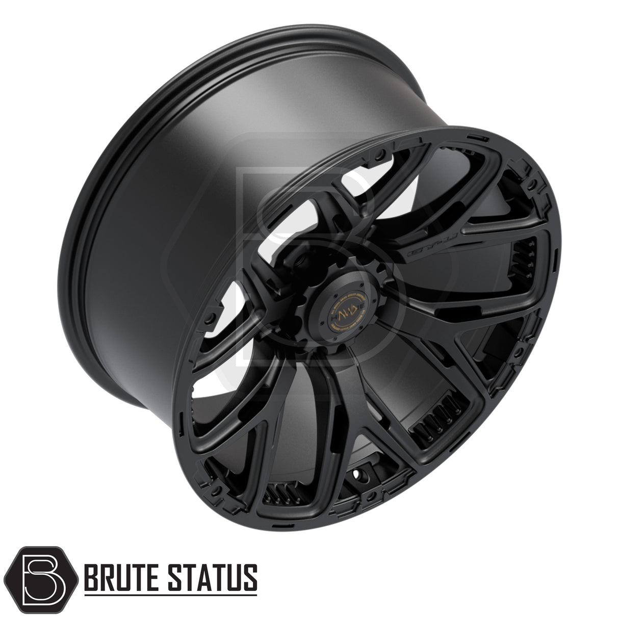 hawke 6YU alloy wheels in a matte black finish for 6x139.7 pcd stud pattern