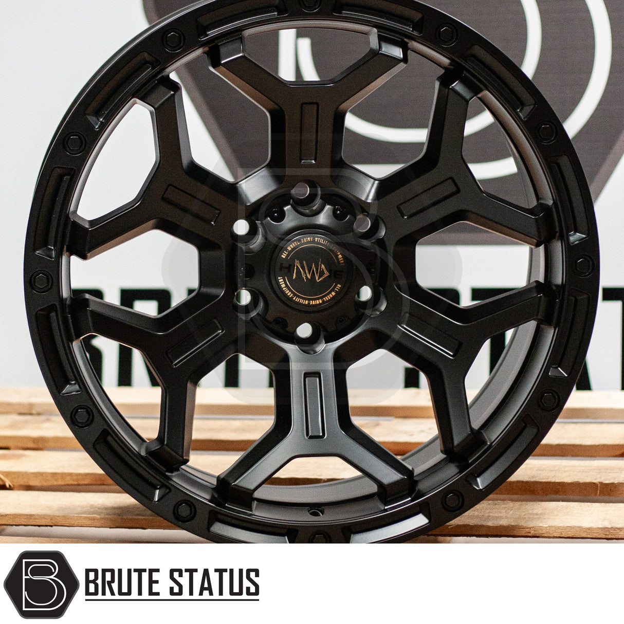 hawke diablo wheels in a matte black finish for pickup trucks with a 6x139.7 pcd fitment