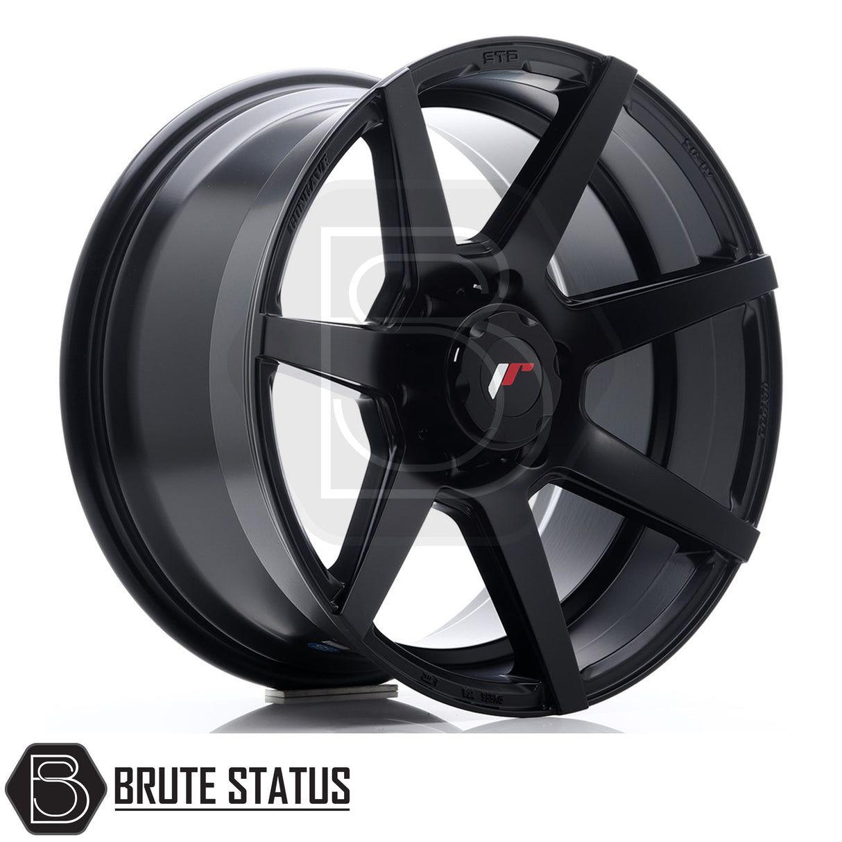 JR Wheels JRX3 alloy wheel in Matt Black, available in 6x139.7 bolt pattern and sizes 17x8.5 ET20, 18x9 ET20, 20x9.5 ET20. Includes compatible wheel nuts.