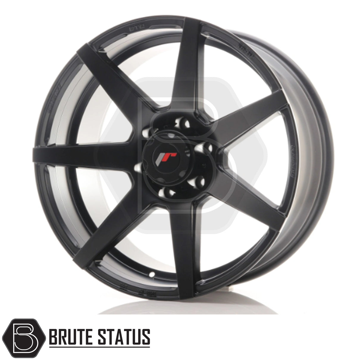 JR Wheels JRX3 alloy wheel in Matt Black, available in 6x139.7 bolt pattern and sizes 17x8.5 ET20, 18x9 ET20, 20x9.5 ET20. Includes compatible wheel nuts.
