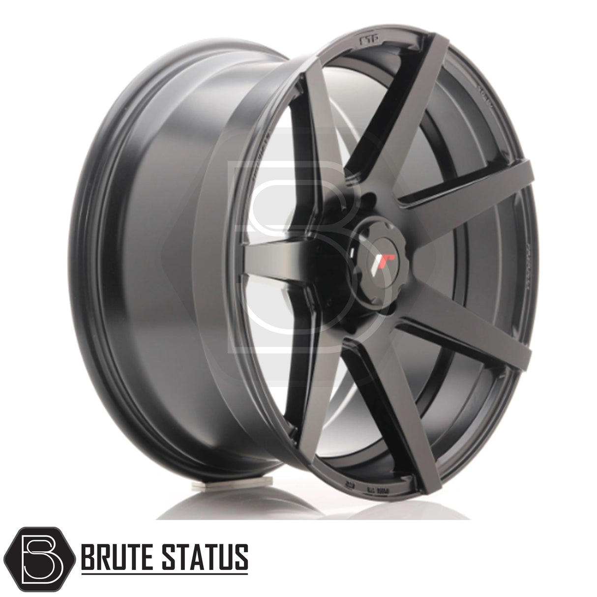 JR Wheels JRX3 alloy wheel in Matt Black, available in 6x139.7 bolt pattern and sizes 17x8.5 ET20, 18x9 ET20, 20x9.5 ET20. Includes compatible wheel nuts.