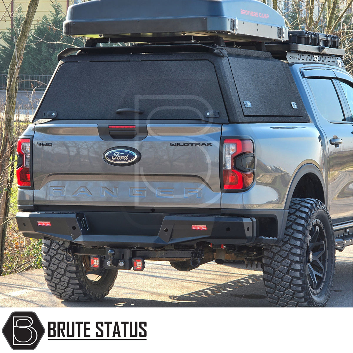 Ford Ranger 2023+ Rear Bumper Matte Black