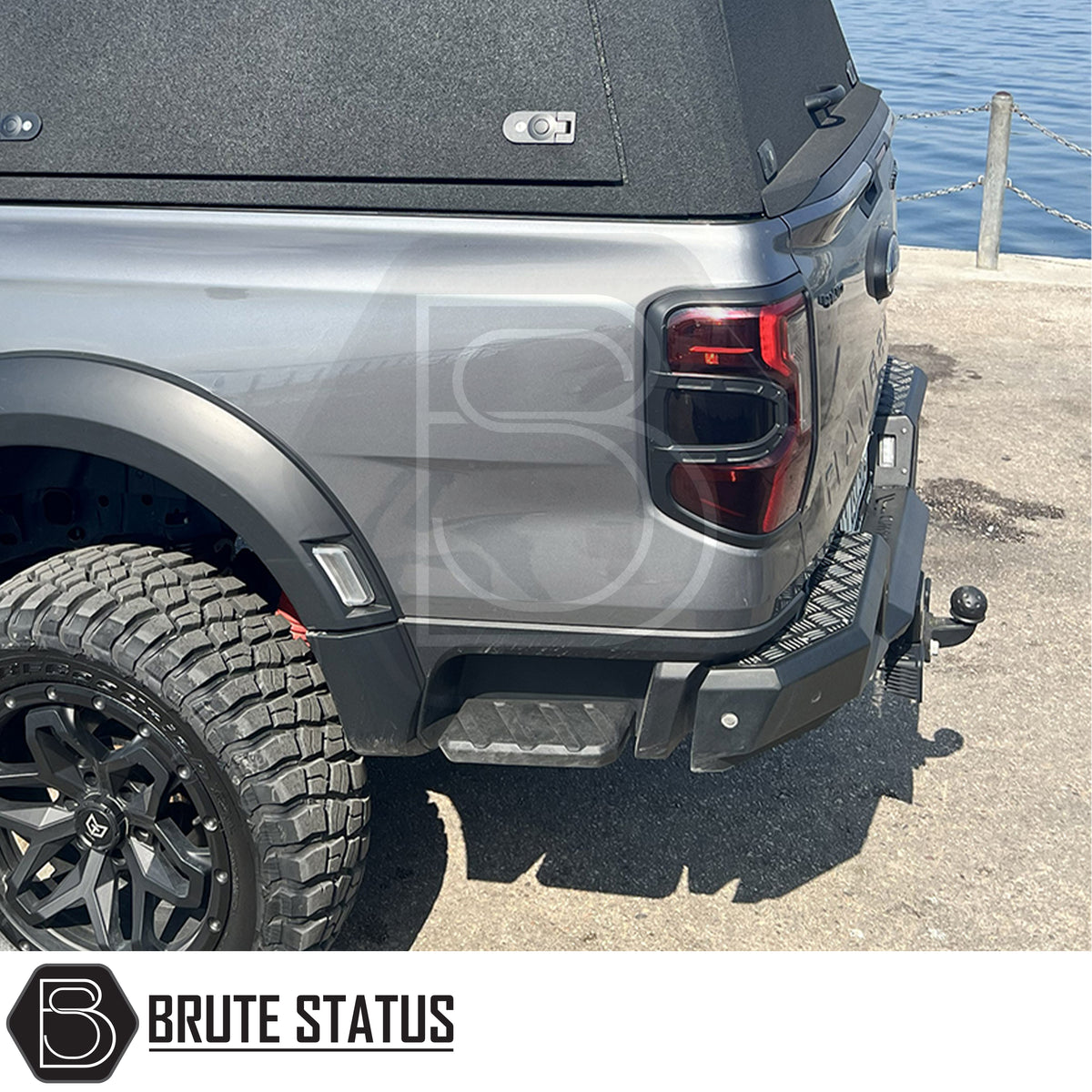 Ford Ranger 2023+ Rear Bumper Matte Black