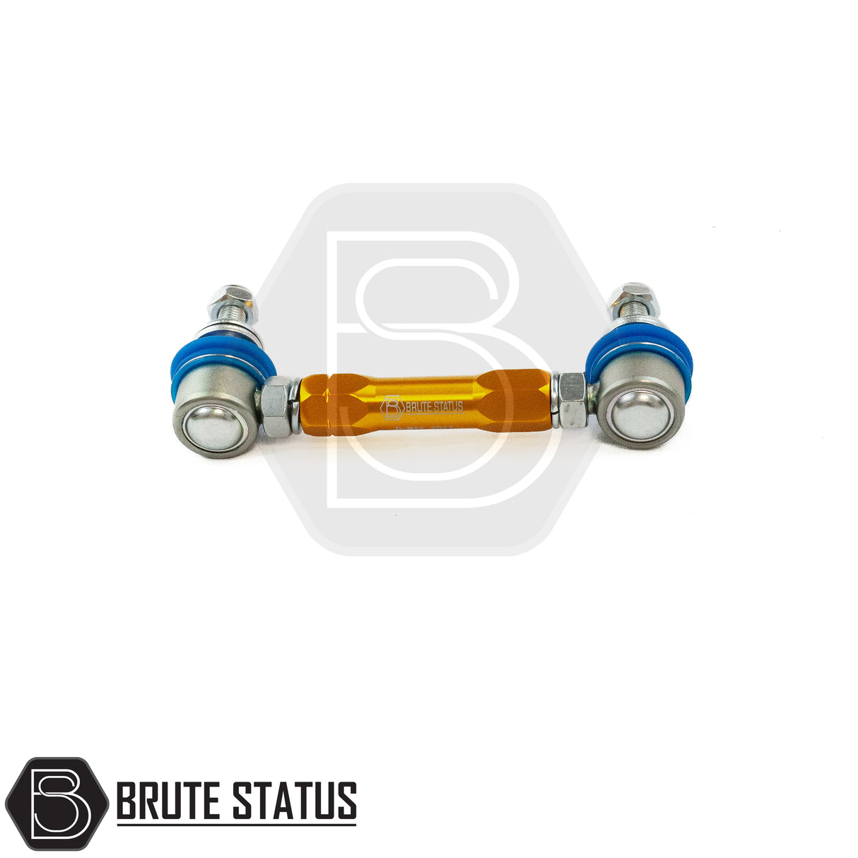 brute status gold adjustable rollbar drop links for suspension lift kit for an isuzu d-max pickup truck
