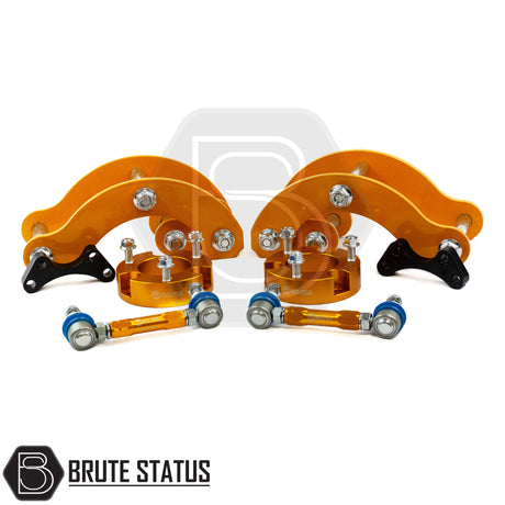 Brute status suspension lift kit and anti roll bar drop links in gold colour  for isuzu d-max 2017-2021 pickup truck