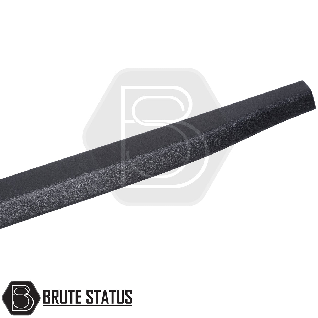 Isuzu D-Max 2021+ load bed rail protector kit – 3-piece ABS plastic set in black, includes left, right, and tailgate protectors with no-drill installation and 3M adhesive tape