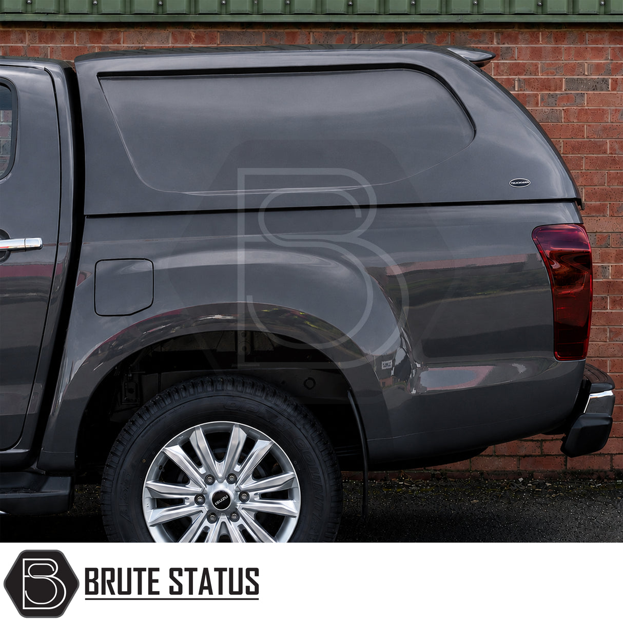 Isuzu D-Max 2012-2021 hardtop canopy with tinted rear window and integrated remote central locking