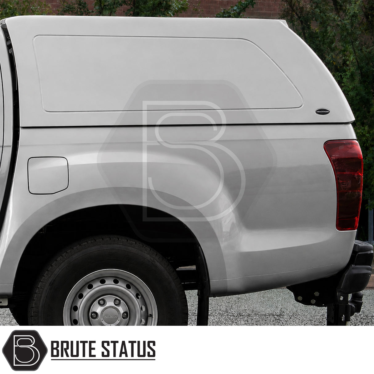 Premium Isuzu D-Max commercial hardtop with tinted glazed rear window and wipe-clean interior