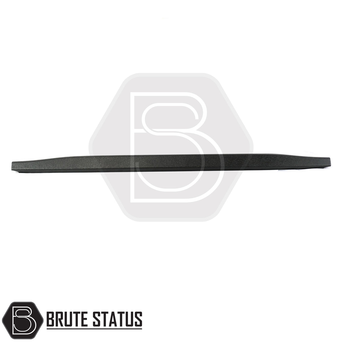 Isuzu D-Max 2021-2024 tailgate protector cap in textured black impact resistant plastic with no drill 3M adhesive tape installation