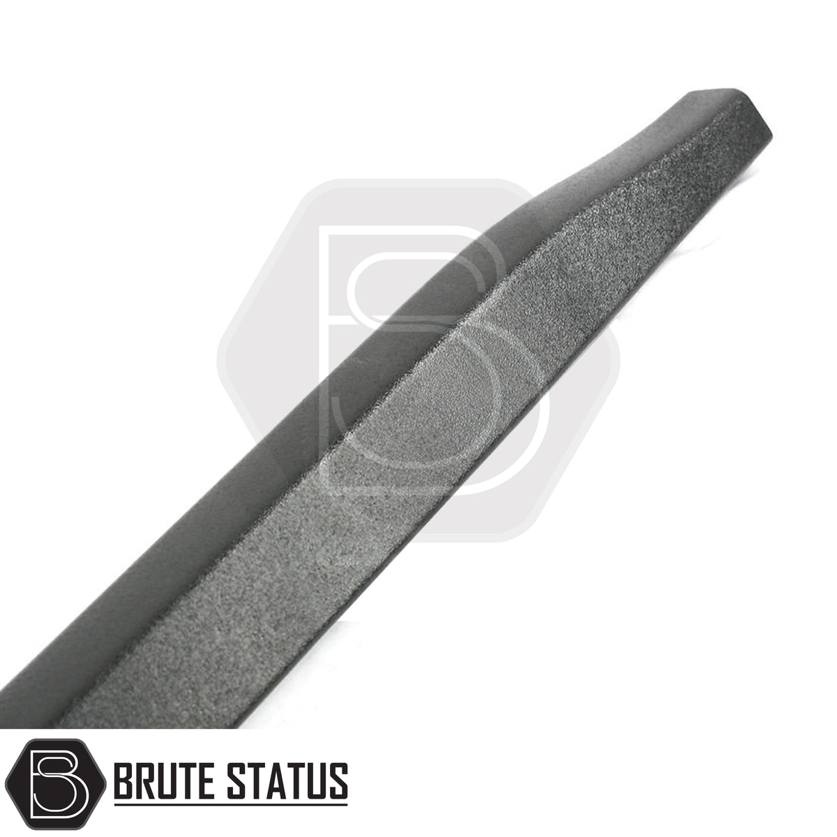 Isuzu D-Max 2021-2024 textured black tailgate protector trim designed to protect the leading edge of the pickup truck tailgate