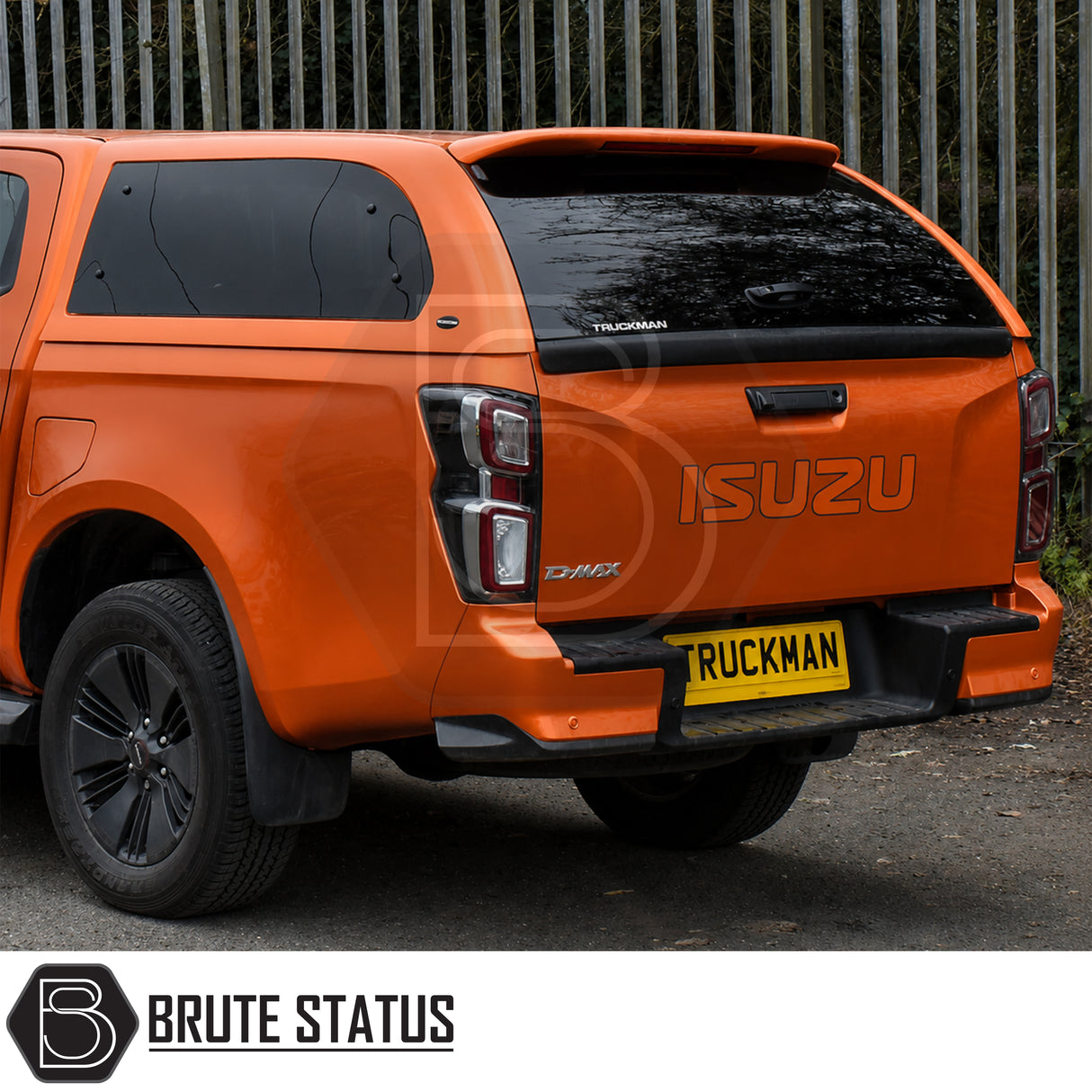 Heavy-duty Isuzu D-Max Truckman Grand hardtop canopy with luxury interior lining and tinted glass