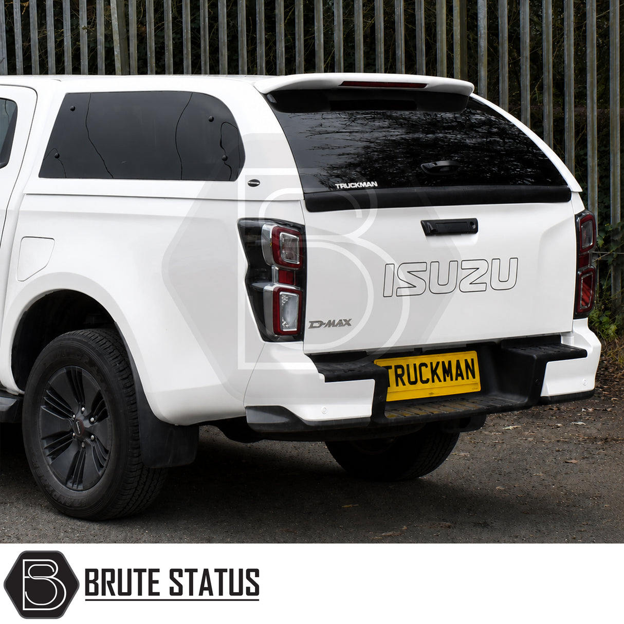 Aerodynamic hardtop canopy for Isuzu D-Max 2021-2024 with luxury carpet-lined interior and LED lighting