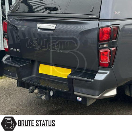 Isuzu D-Max 2021+ Tail Light Covers, featuring high-quality ABS plastic, easy installation with 3M adhesive, enhancing vehicle style and individuality.
