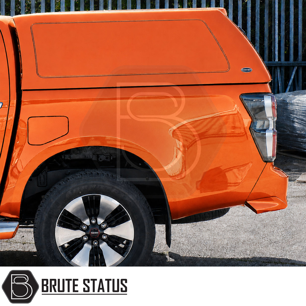 Truckman RS hardtop canopy for Isuzu D-Max 2025+ with solid rear window and remote central locking