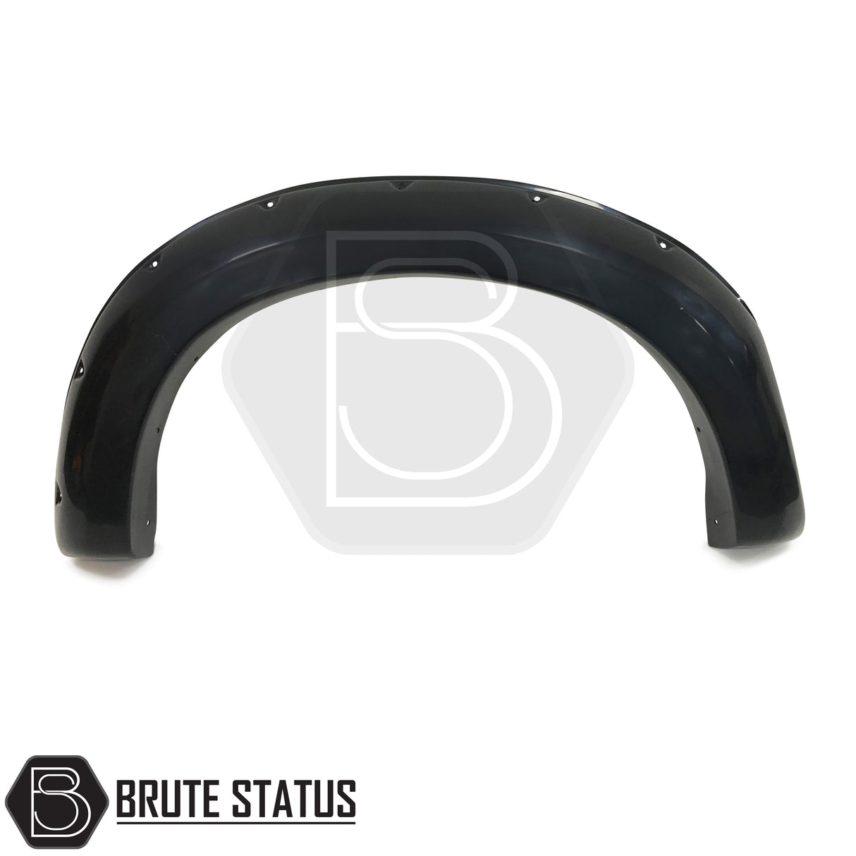 ABS wide arches for Isuzu D-Max 2016-2019, stylish black finish, easy DIY fit, no drilling required, includes all hardware, suitable for double cab post-facelift models.