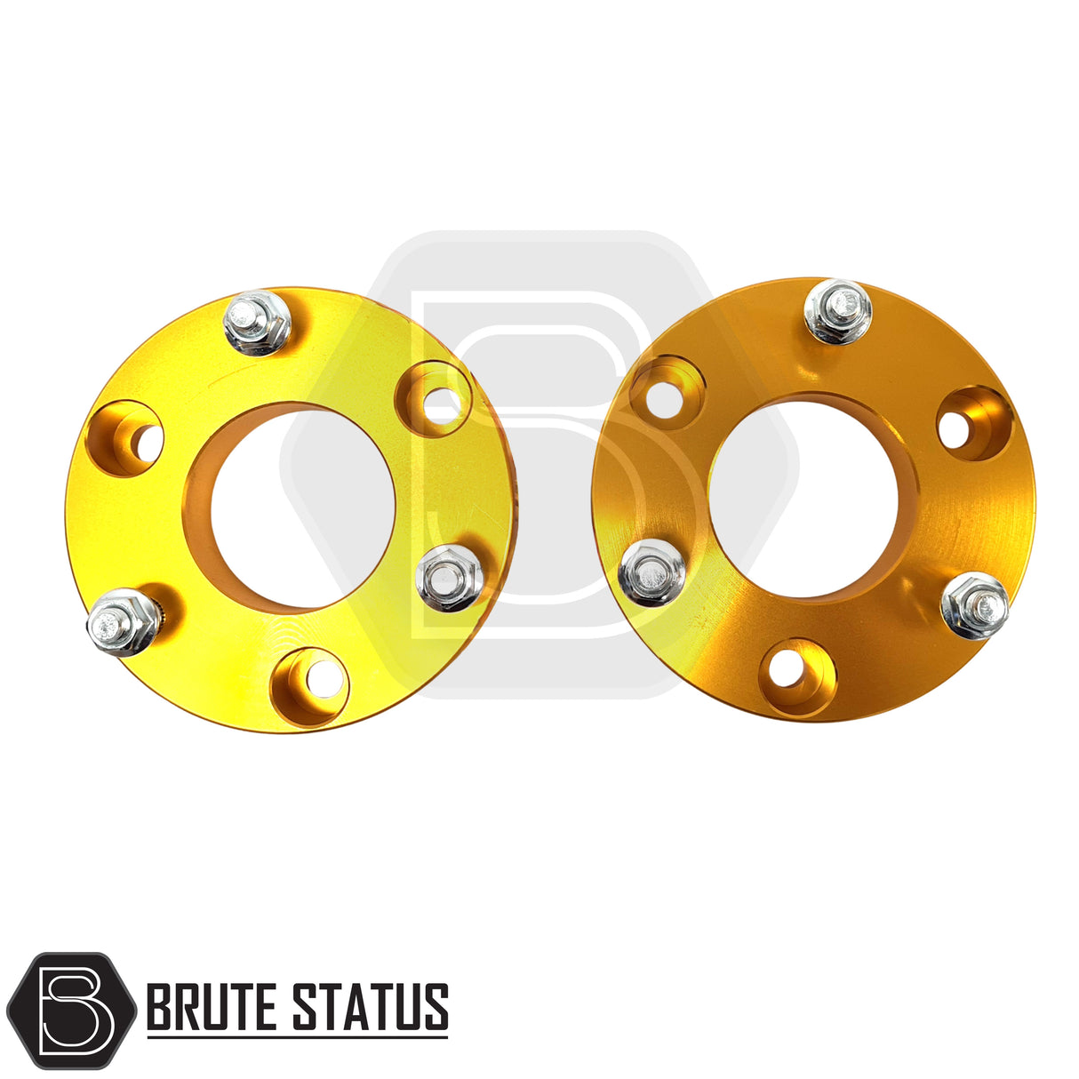 2" suspension lift kit for 2005–2015 Mitsubishi L200 Series 4 B40, featuring anodised aluminium front shock spacers and heavy-duty steel rear lift shackles.