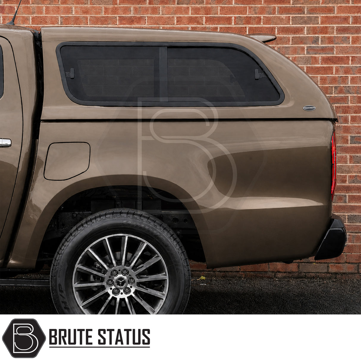Mercedes X-Class 2017-2020 Truckman GLS hardtop canopy remote locking luxury pickup bed cover with sliding windows