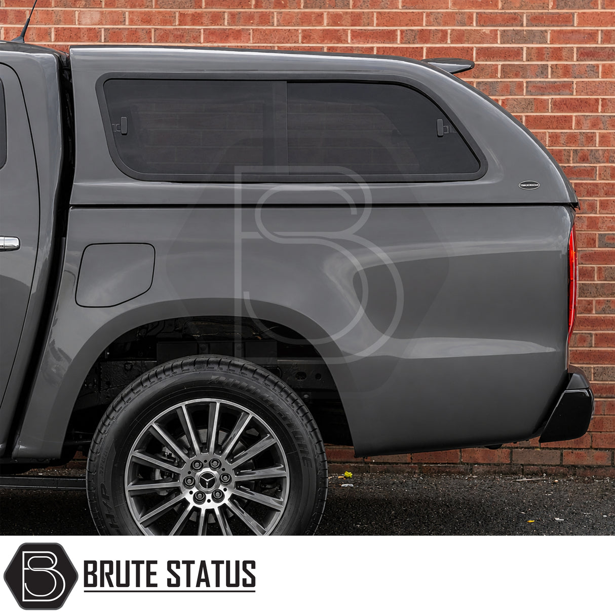 Mercedes X-Class work and lifestyle canopy 2017-2020 premium hardtop with wide rear access and tinted rear window