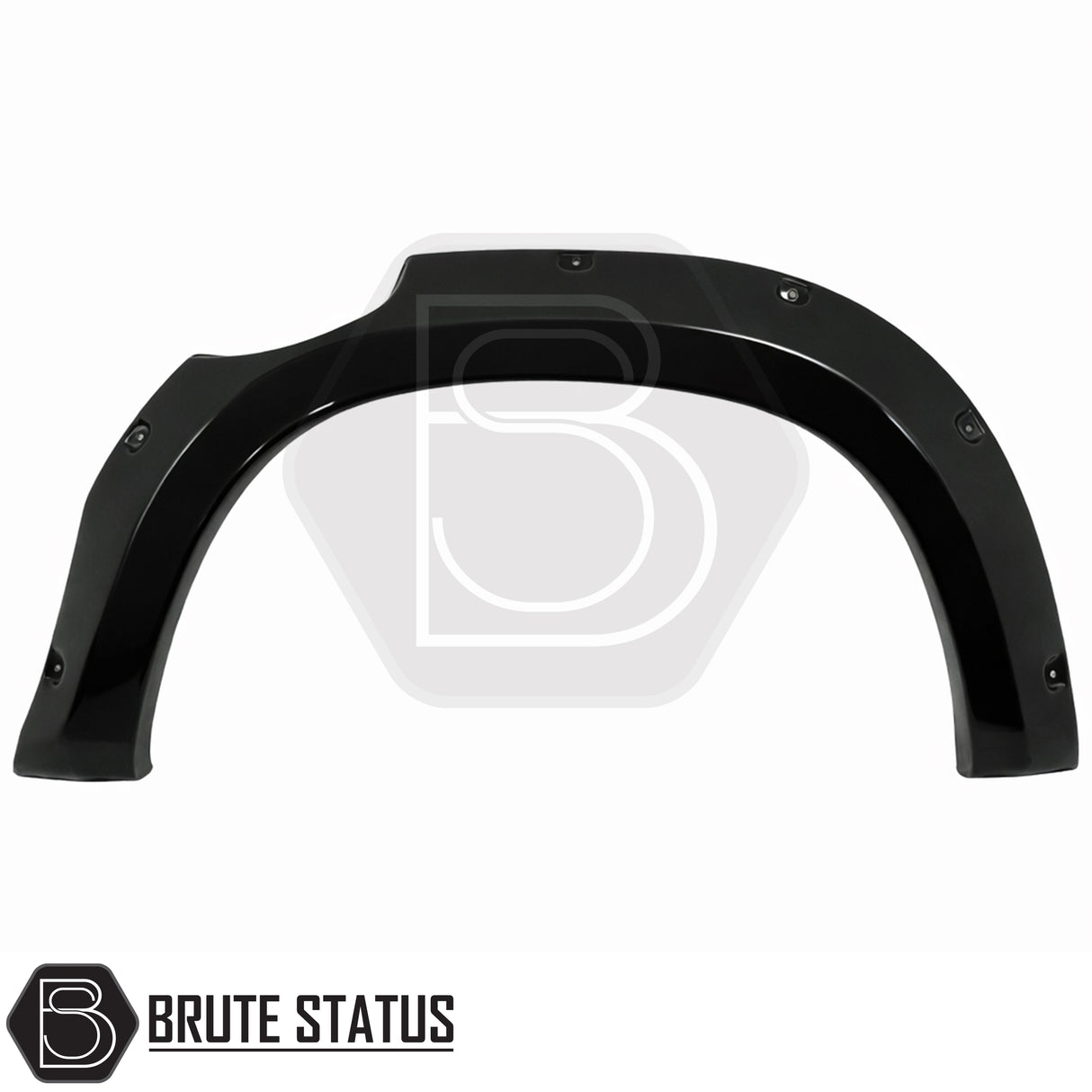 Overland Extreme gloss black wide arch kit installed on Mercedes X-Class 2017-2020 double cab