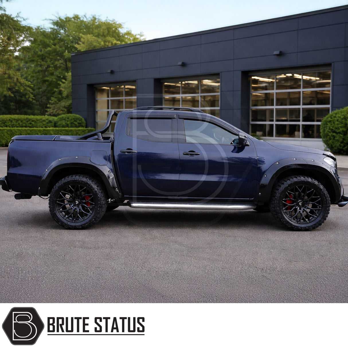 Mercedes X-Class 2017-2020 Overland Extreme wide fender flares gloss black ABS plastic off-road styling upgrade
