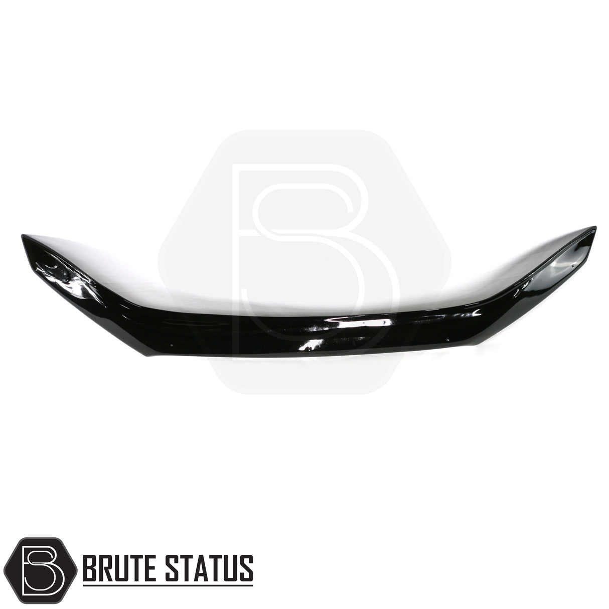 Mercedes X-Class 2017-2020 bonnet guard and wind deflectors set – durable black acrylic bundle for style, protection, and all-weather driving.