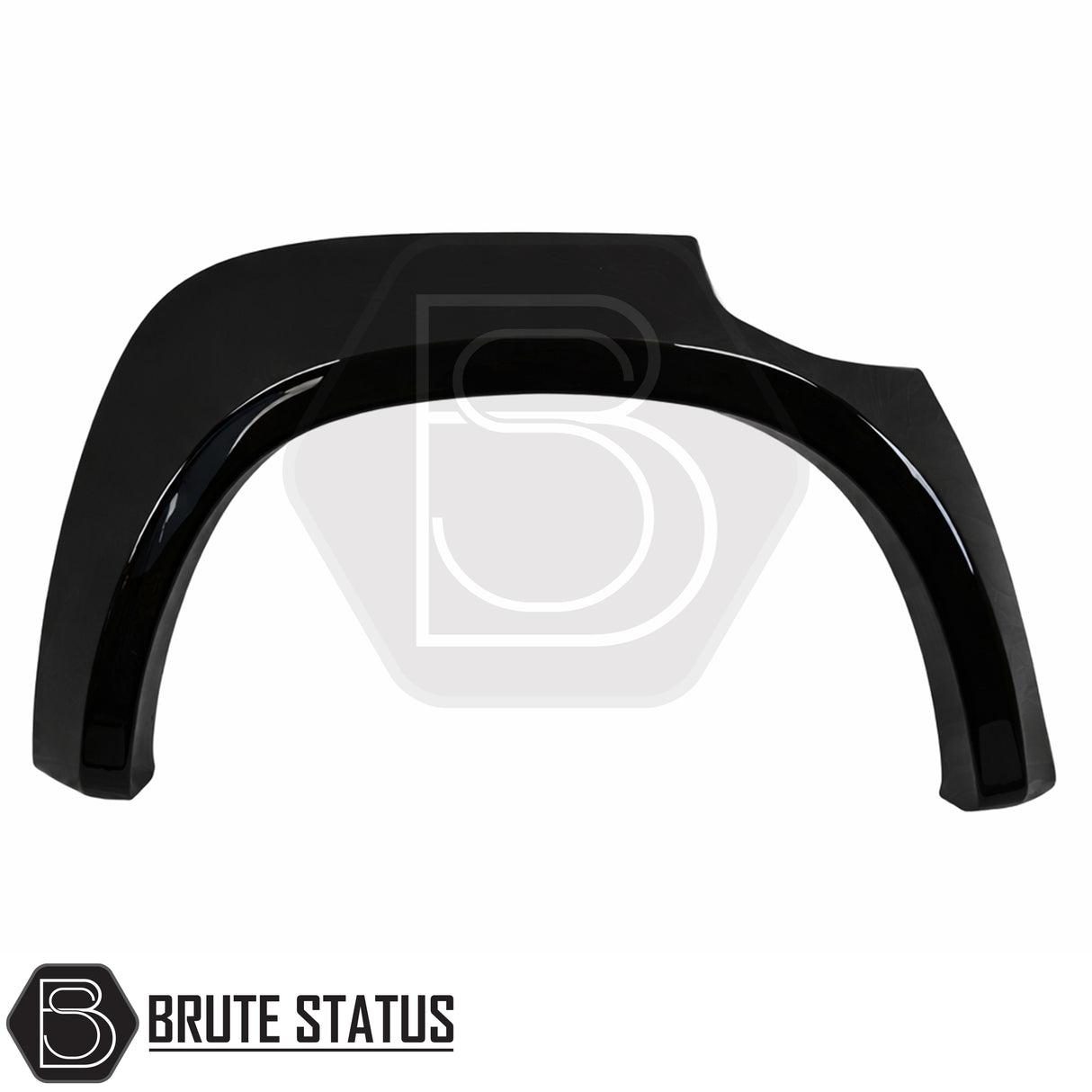 Smooth gloss black wide fender flares for Mercedes X-Class 2017-2020 Overland Extreme arch kit