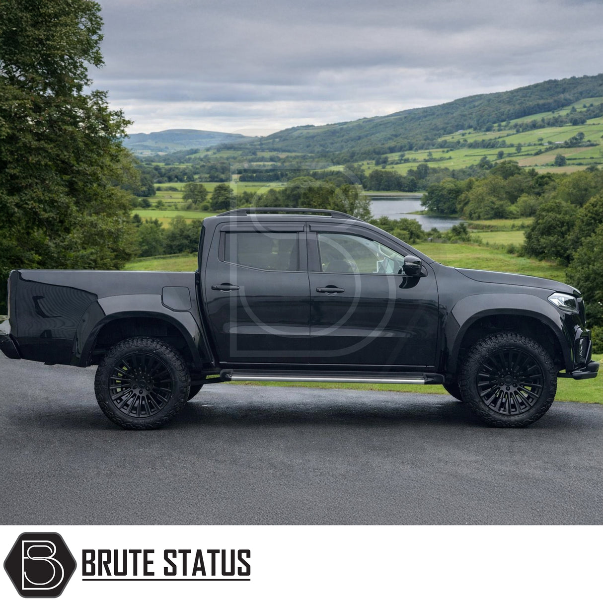 Mercedes X-Class 2017-2020 Overland Extreme matte black wide fender flares ABS off-road styling upgrade
