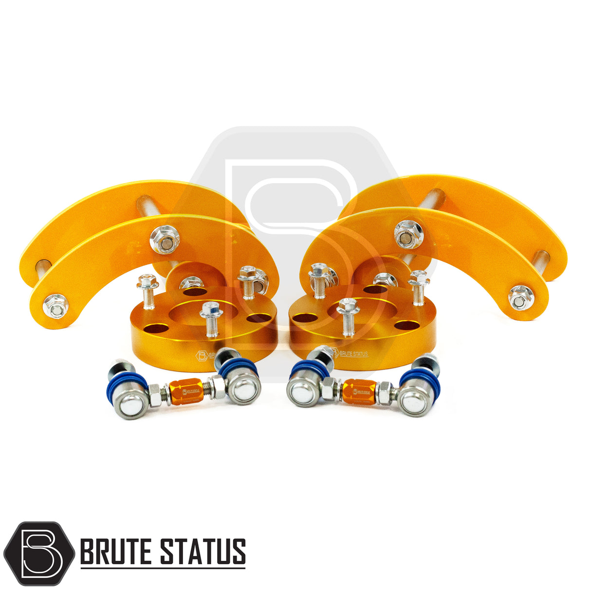 Brute Status suspension lift kit for series 4 mitsubishi l200 2006-2014 pickup truck in gold