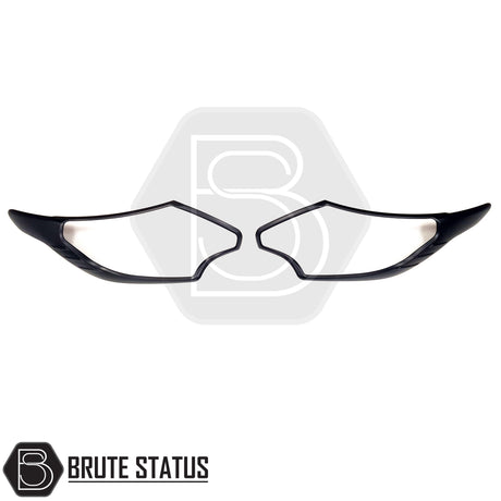 Head Light Covers for Mitsubishi L200 Series 5, enhancing front design with premium ABS plastic and adhesive for easy installation.