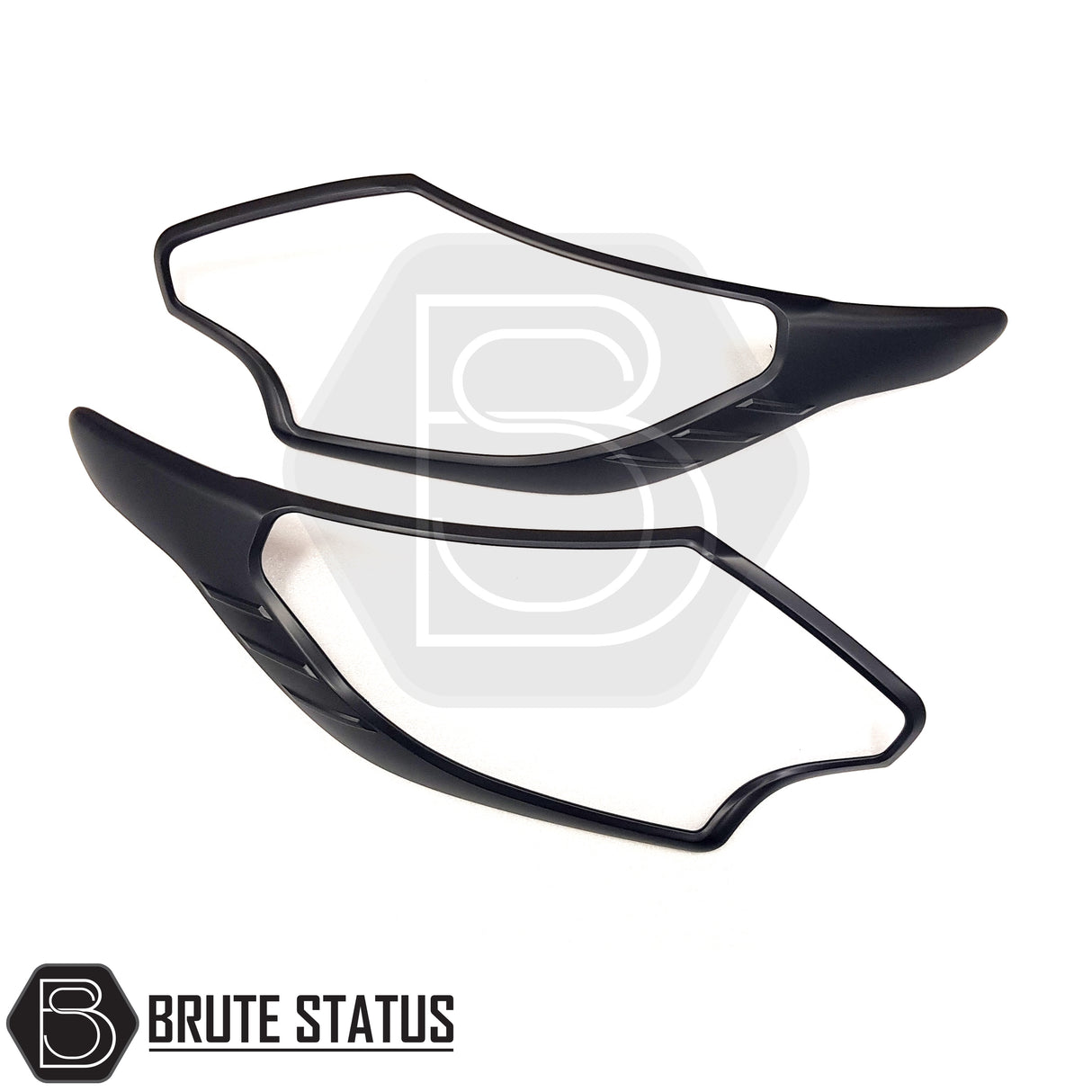 Head Light Covers for Mitsubishi L200 Series 5, enhancing front design with premium ABS plastic and adhesive for easy installation.