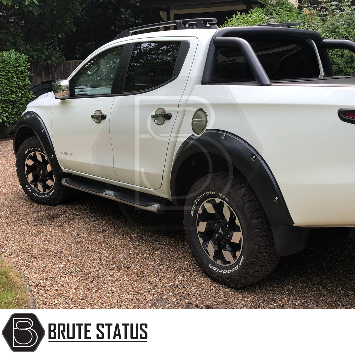 Mitsubishi L200 Series 5 2015-2019 Fender Flares in black finish