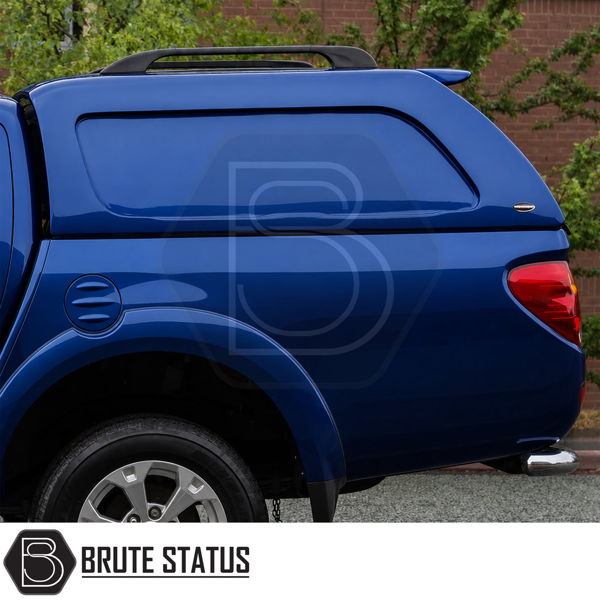 Truckman L-Series Mitsubishi L200 Series 4 Long Bed canopy with secure solid side panels and luxury interior finish