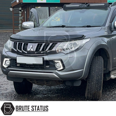 brute status led roof spoiler for mitsubishi l200 series 5 2015-2019 pickup trucks