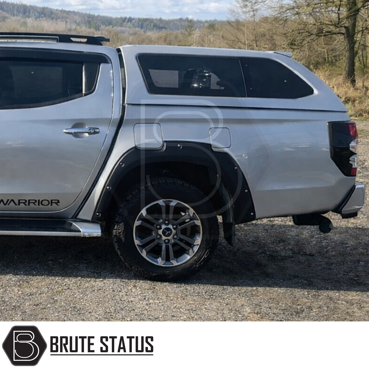 Mitsubishi L200 Triton 2019+ wide arch kit ABS plastic fender flares with AdBlue cut-out