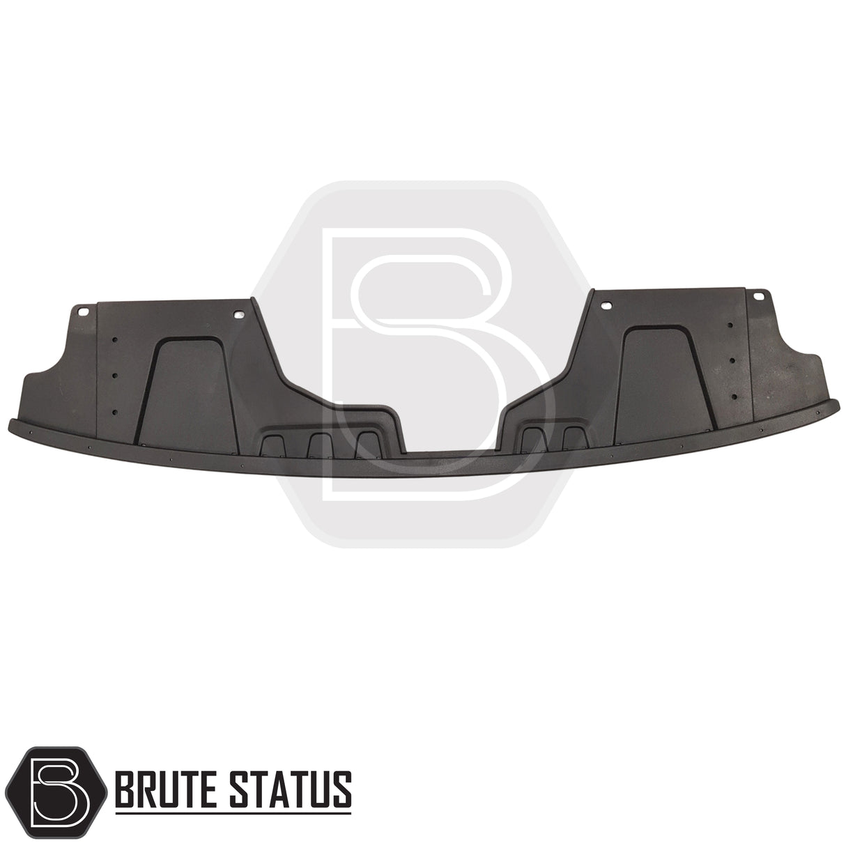 Nissan Navara NP300 2015–2022 front grille in smooth black ABS with integrated LED daytime running lights.