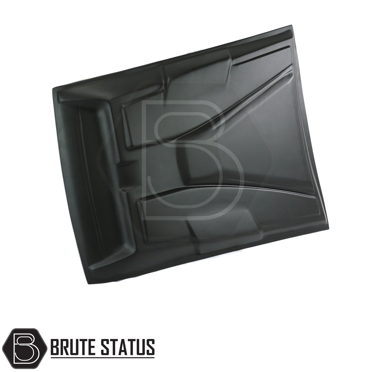 Matte black bonnet scoop for nissan navara 2015-2022 pickup truck