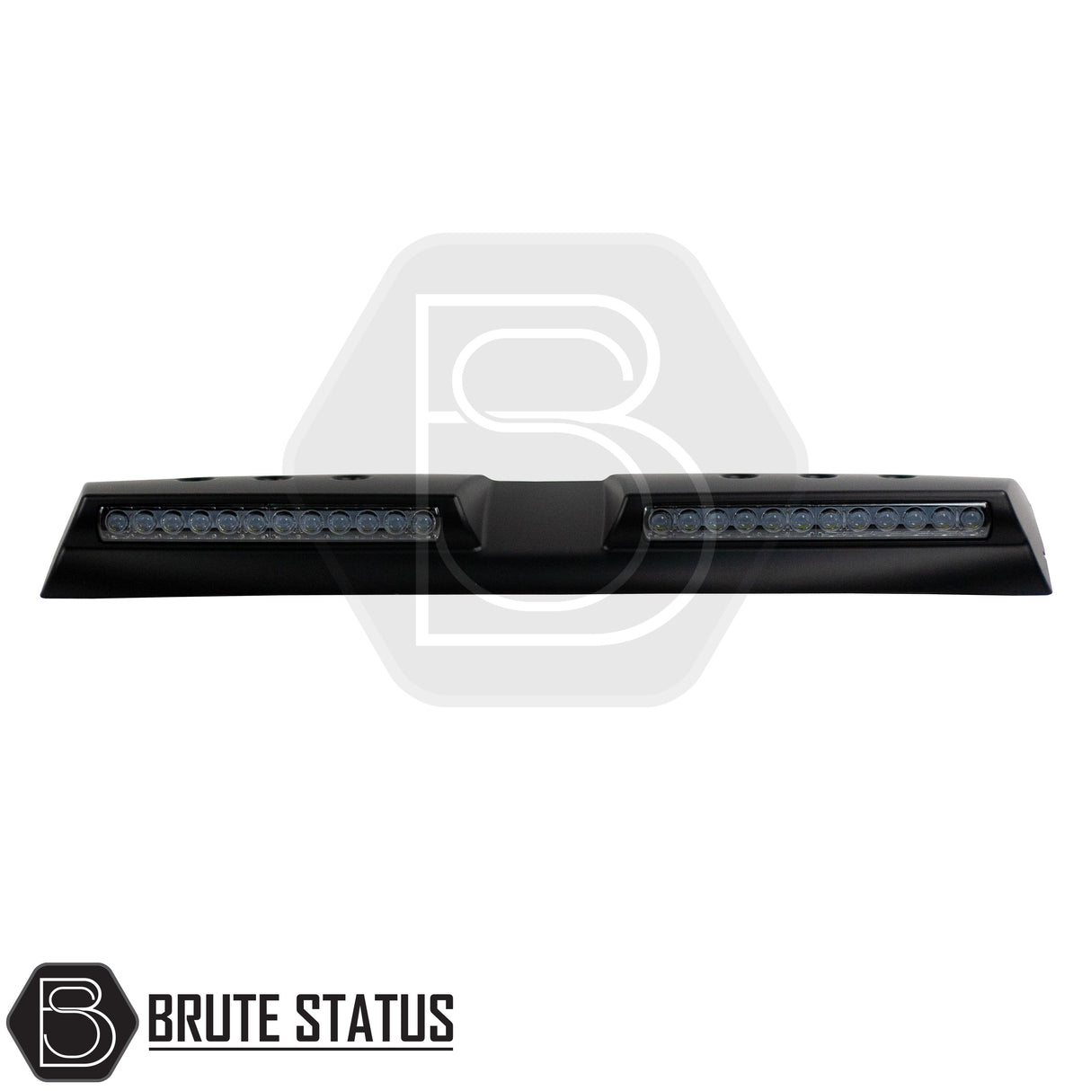 brute status LED light bar in matte black  for roof of mercedes x-class pickup