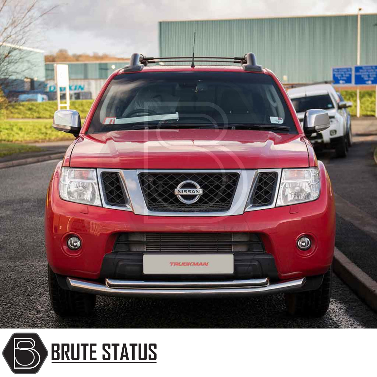 Nissan Navara 2005-2015 D40 Truckman Grand Hardtop Canopy features pop-out tinted windows and a remote locking system, enhancing pickup utility and security.