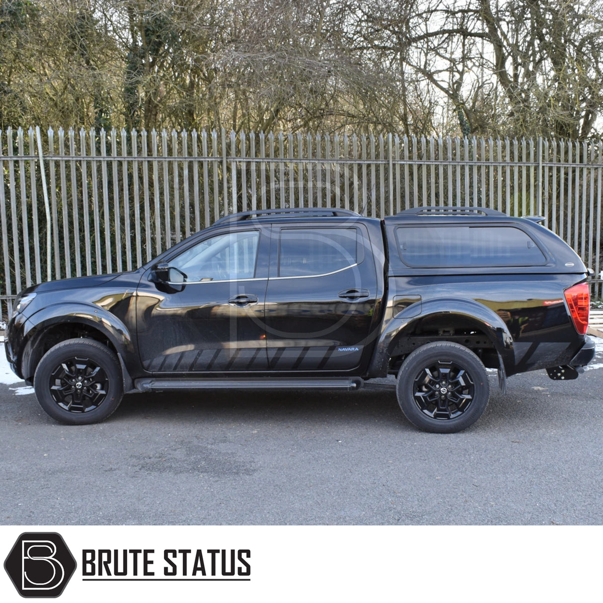 Nissan Navara 2015-2023 NP300 Truckman GLS Hardtop Canopy with remote locking, featuring tinted, lockable sliding windows and luxurious vinyl-lined interior for enhanced storage and security.