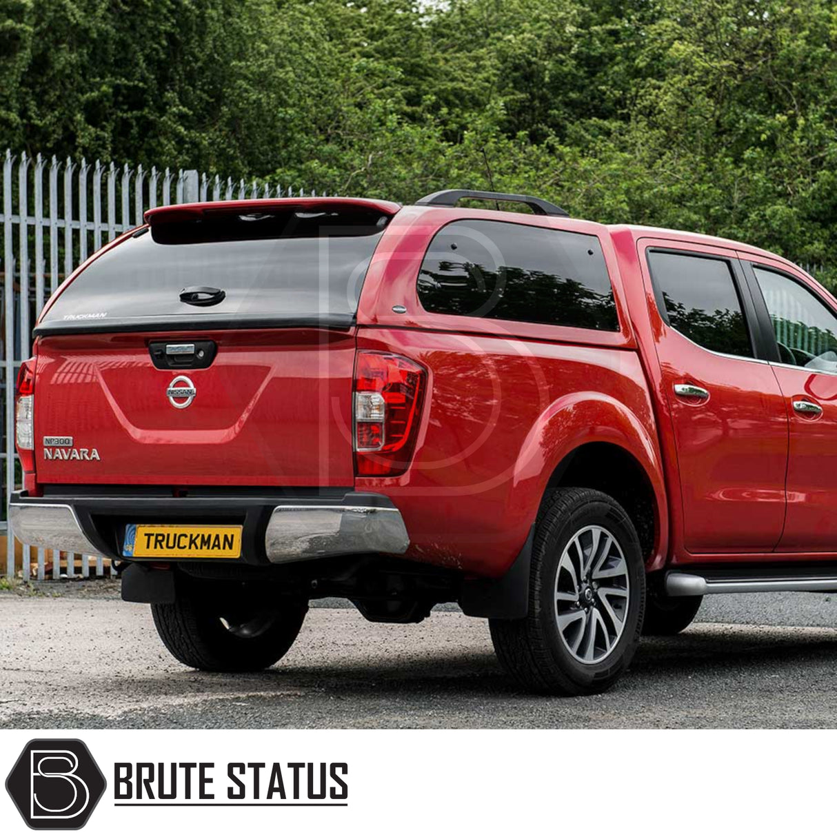 Nissan Navara 2015-2023 NP300 Truckman Grand Hardtop Canopy with remote locking, featuring tinted windows and a sleek design for enhanced cargo security and style.