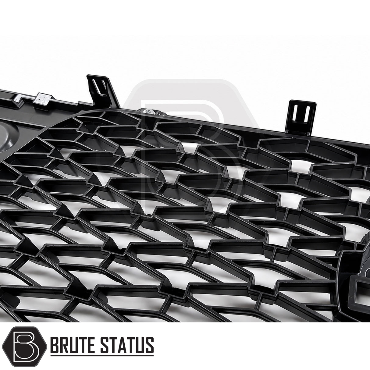 Premium Nissan Navara NP300 2015-2022 matte black front grille, Nismo style aftermarket grille with durable ABS construction and easy installation.