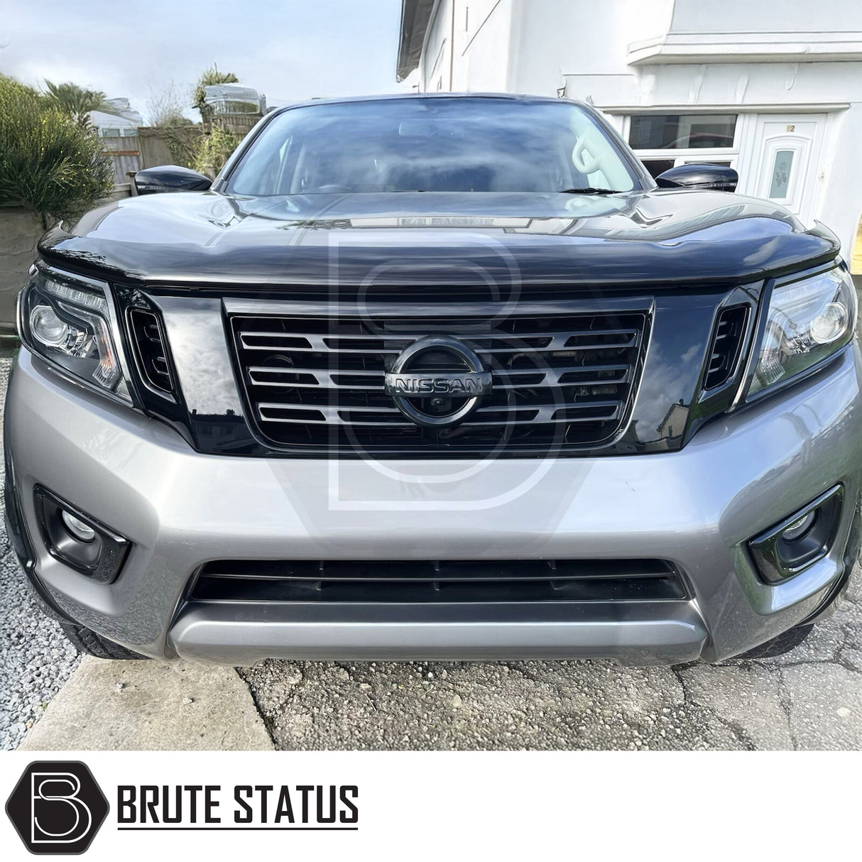 Nissan Navara NP300 2015-2022 gloss black replacement grille D23 front end accessory