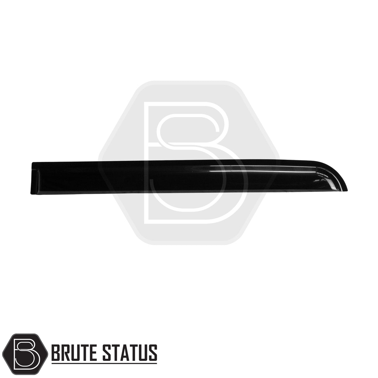 Nissan Navara NP300 2015-2022 Window Deflector Sun Shade, featuring durable acrylic, aerodynamic design, and full-length 3M adhesive for easy installation and rain protection.