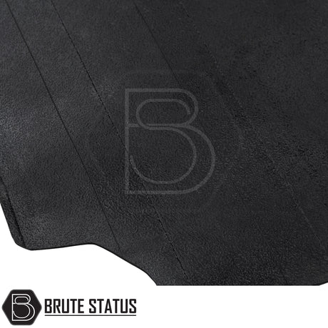 Heavy-duty 10mm rubber bed mat for Ford Ranger 2023+ pickup truck, non-slip cargo liner for truck bed protection, custom fit and easy to clean.