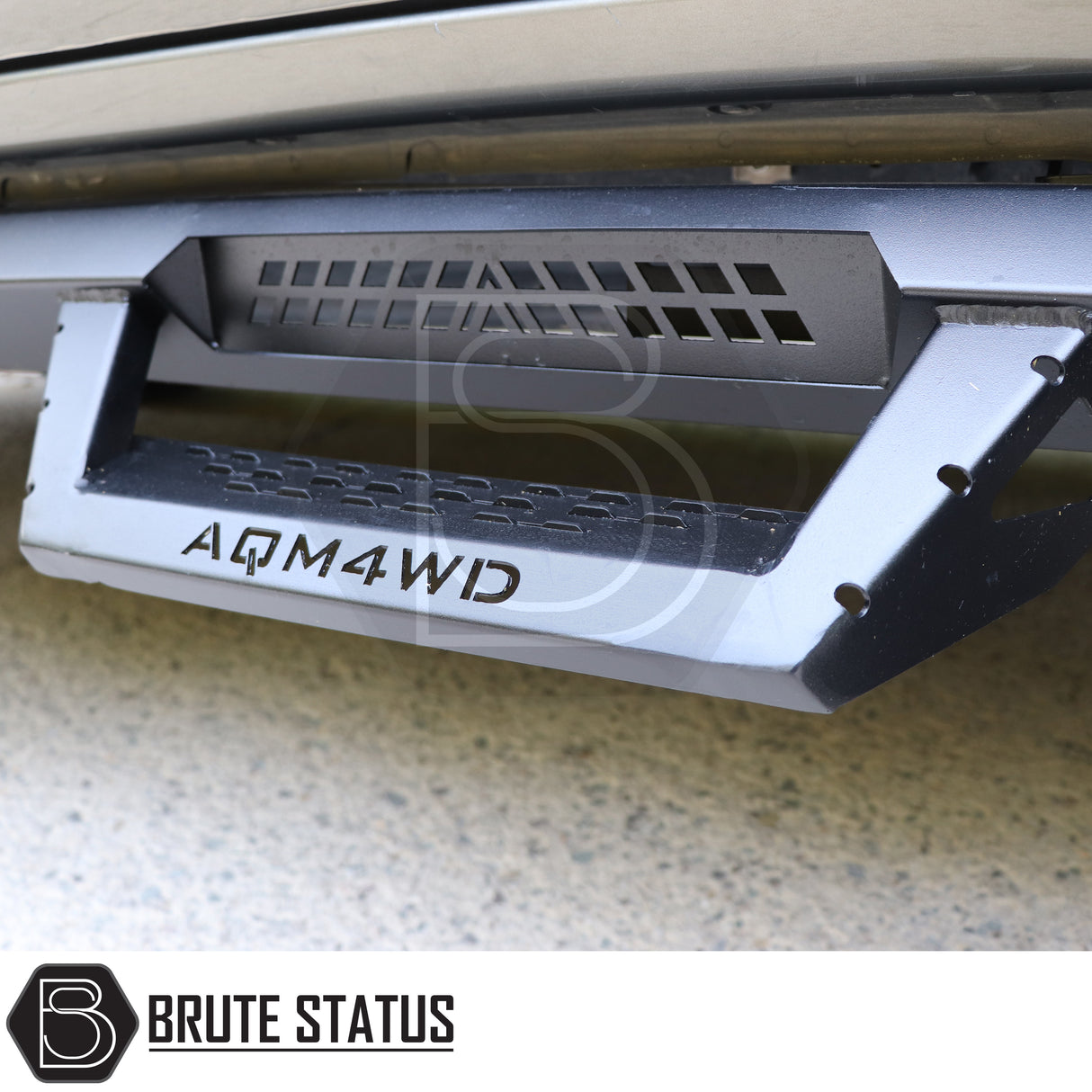 Matte black steel side steps for Mercedes X-Class 2017-2020 heavy duty running boards