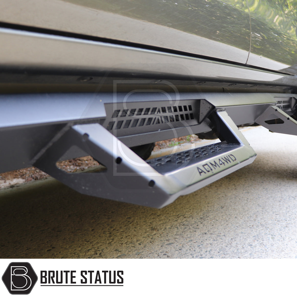 Mercedes X-Class 2017-2020 aftermarket side bars T32 carbon steel no drilling installation