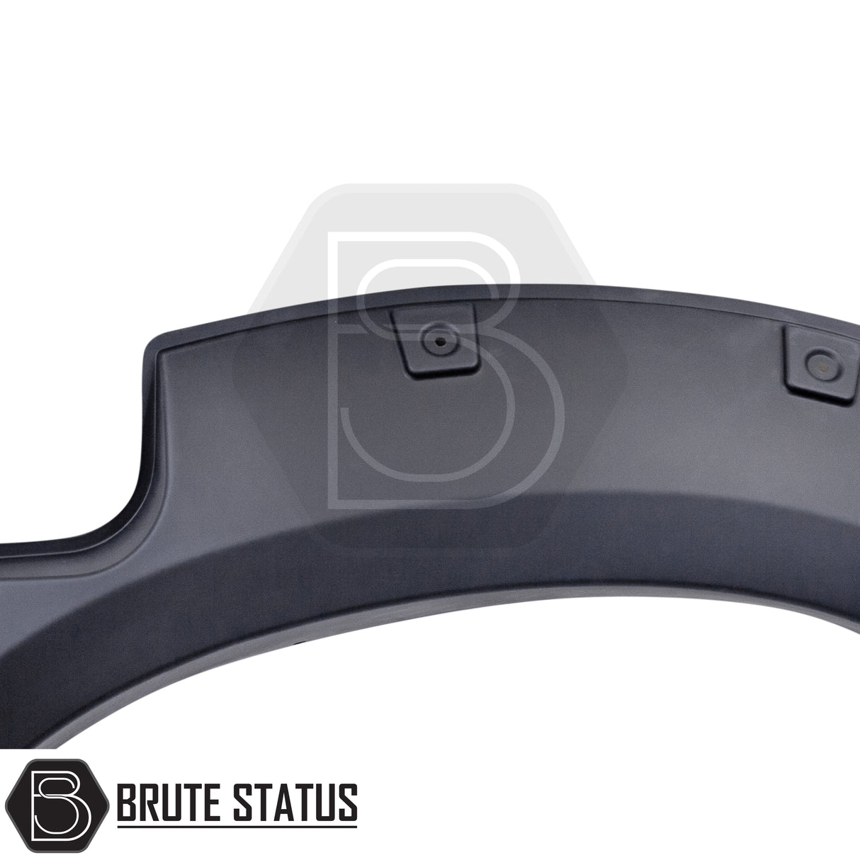 Toyota Hilux 2005–2011 wide wheel arch kit in a riveted fender-flare style. The kit includes textured black, UV-resistant plastic arches with decorative rivet bolts, adding about 65–70 mm of extra width per side. Designed for double-cab, pre-facelift Hilux models, the arches install with 3M adhesive and existing mounting points without drilling.