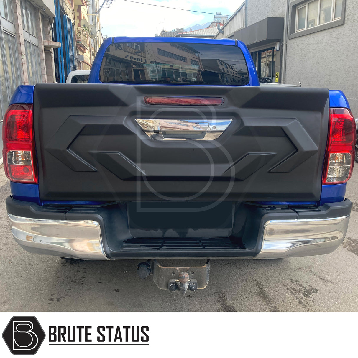 Brute Status Matte Black tailgate cover protector trim for toyota hilux 2015-2020 pickup trucks