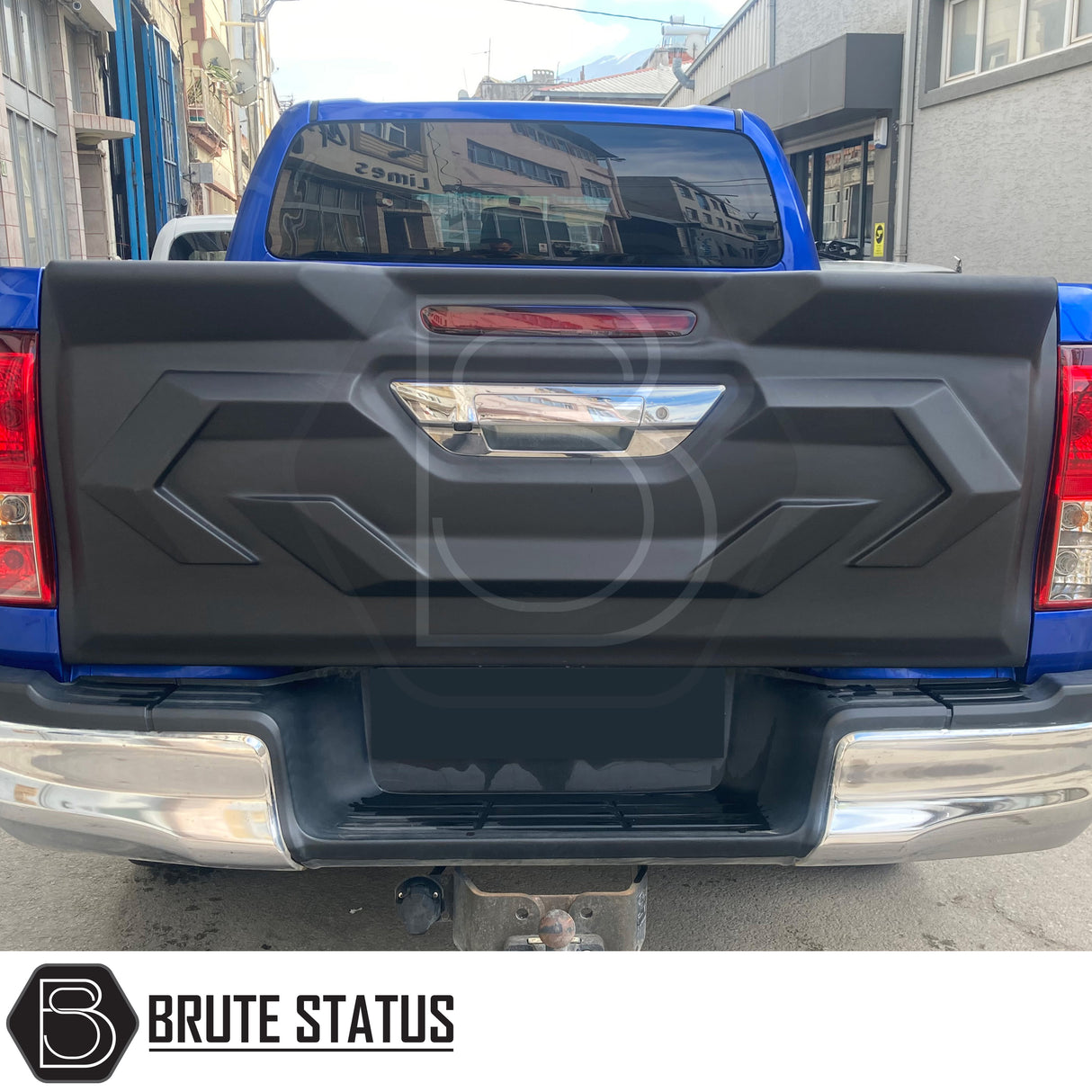 Brute Status Matte Black tailgate cover protector trim for toyota hilux 2015-2020 pickup trucks